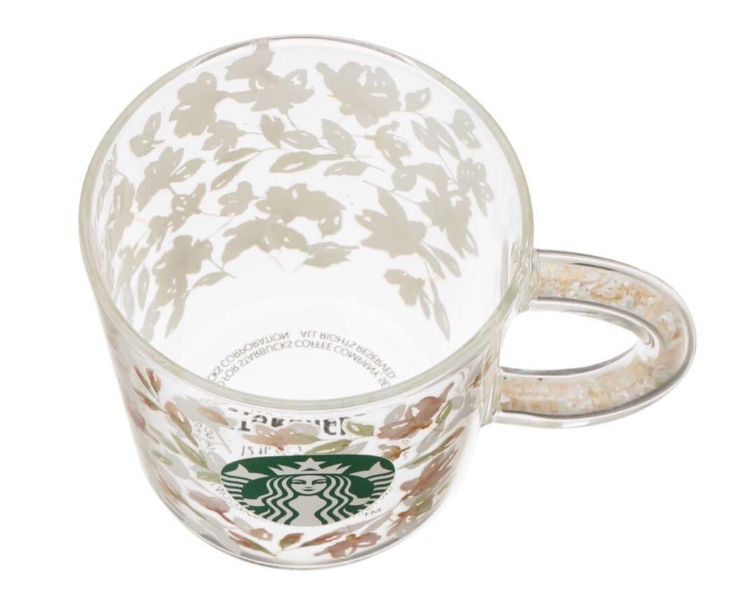 Bargain SAKURA2024 Shell Handle Heat Resistant Glass Mug 355ml Starbucks Coffee