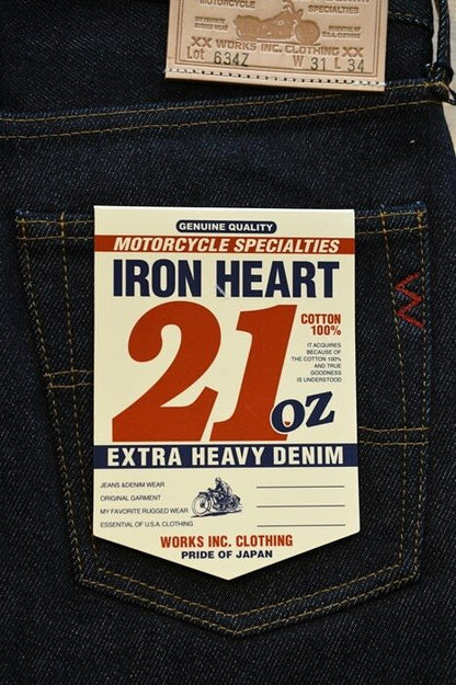 see description IRON HEART 634Z 21oz EXTRA HEAVY DENIM  Regular Denim Straight