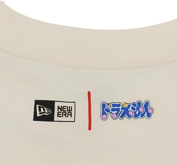 NEW ERA Doraemon Cotton Long Sleeve T-Shirt Cap Off White Regular Fit JAPAN New